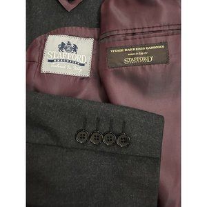Stafford Vitale Barberis Canonico‎ Sport Coat Blazer Men's Size 42L FLAW